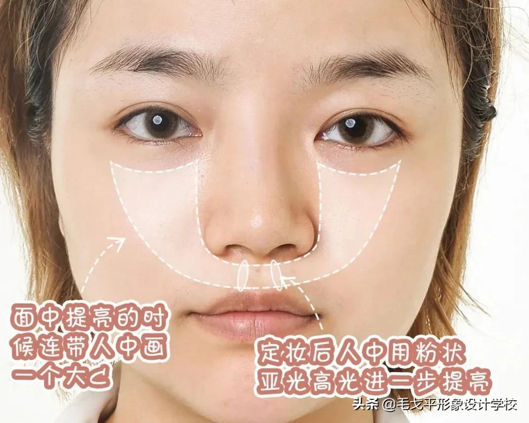 鼻基底凹陷鼻子怎么修容,鼻影修容保姆级教程