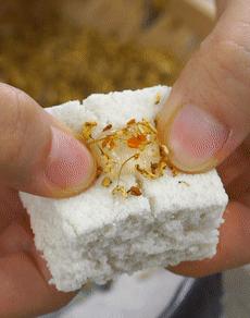 软糯桂花米糕正宗做法,自制桂花米糕软糯香甜好吃不上火