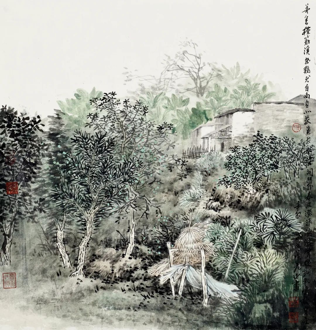 充满诗情画意的山水田园风光,慢慢体味令人陶醉的田园山水韵味