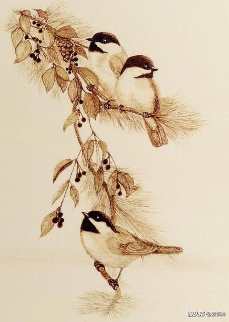 烙画作品大全集,烙画精品100幅