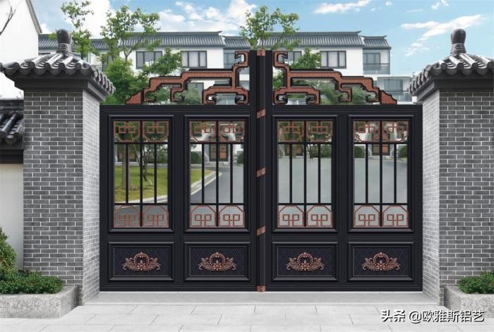 别墅大门铜门好还是铝门好,别墅大门仿铜门如何选择