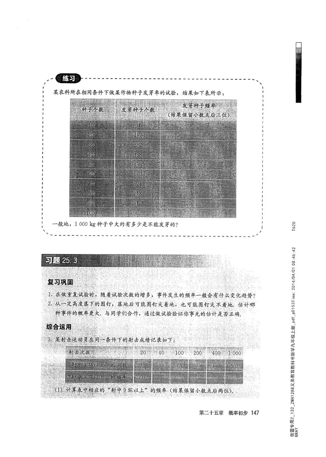 人教版数学九年级上册电子课本（高清可*载下**），暑假预习用