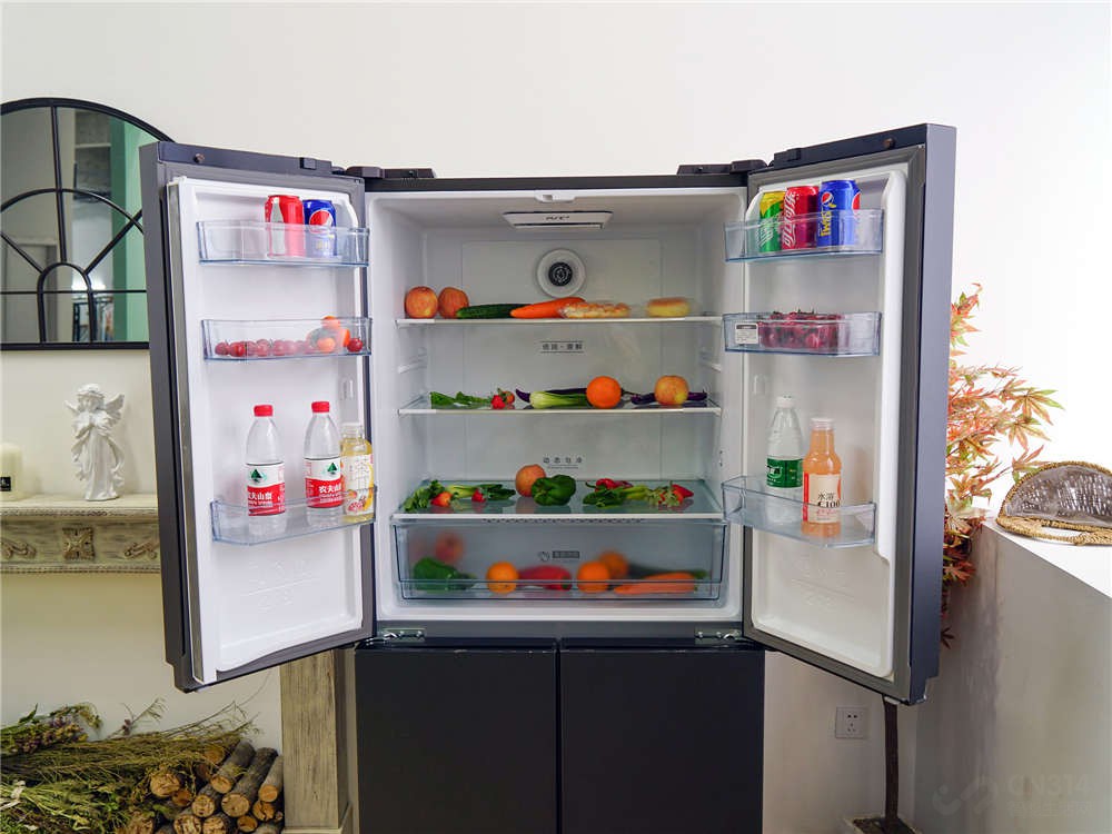 美的45l单门小型冰箱测评,美的冰箱446升深宽高多少