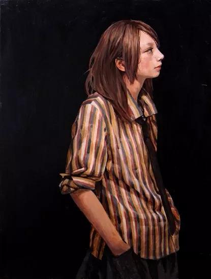 油画日系动漫,油画里的唯美少女