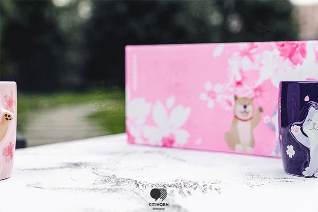 星巴克最新樱花杯,星巴克2019樱花季杯子