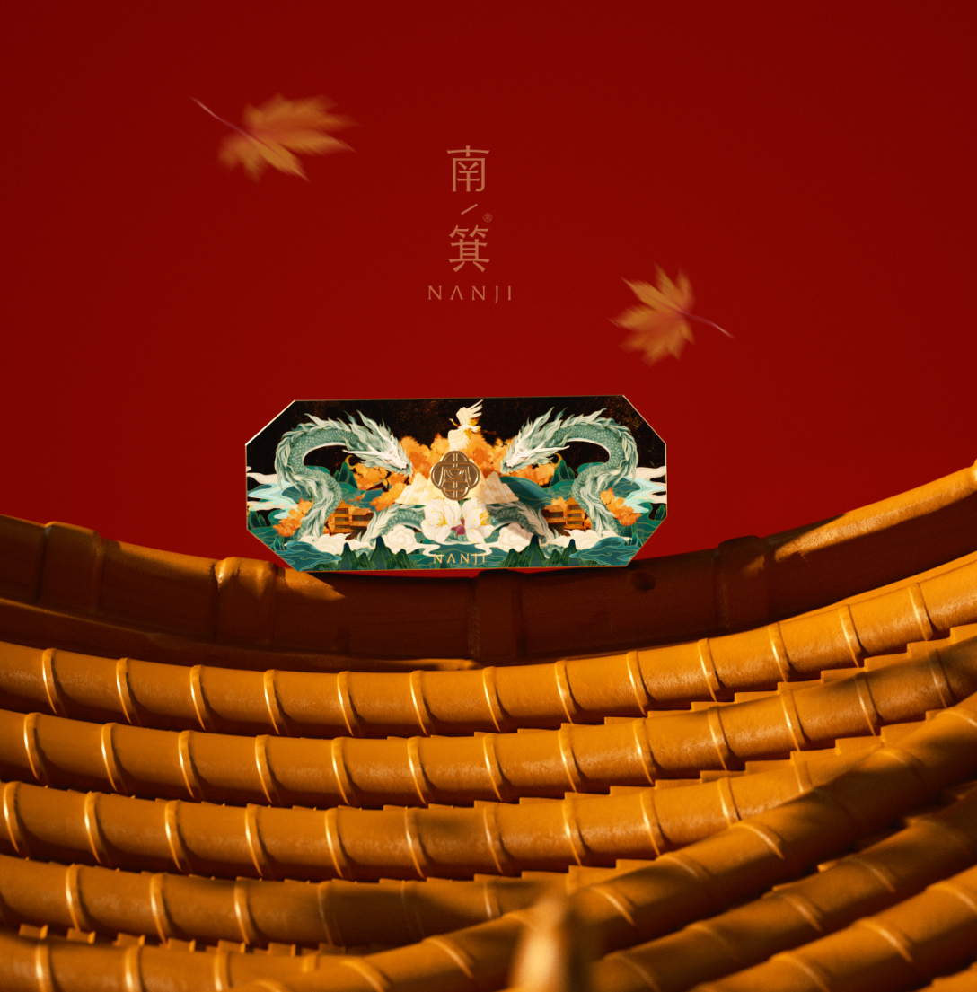 美妆品牌设计效果图,国潮美妆形象设计