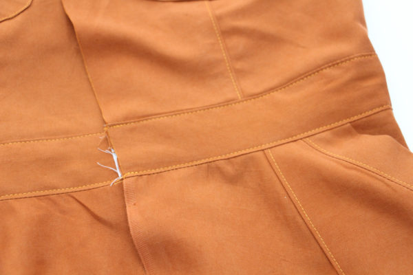 连衣裙松紧腰带缝制方法,一件连衣裙裁剪方法