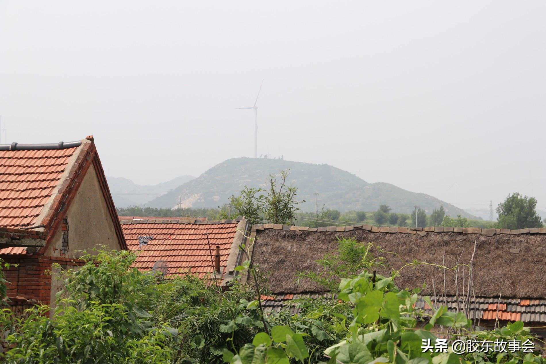 莱阳市胶东乡村游记,航拍胶东丘陵深处的一个小山村