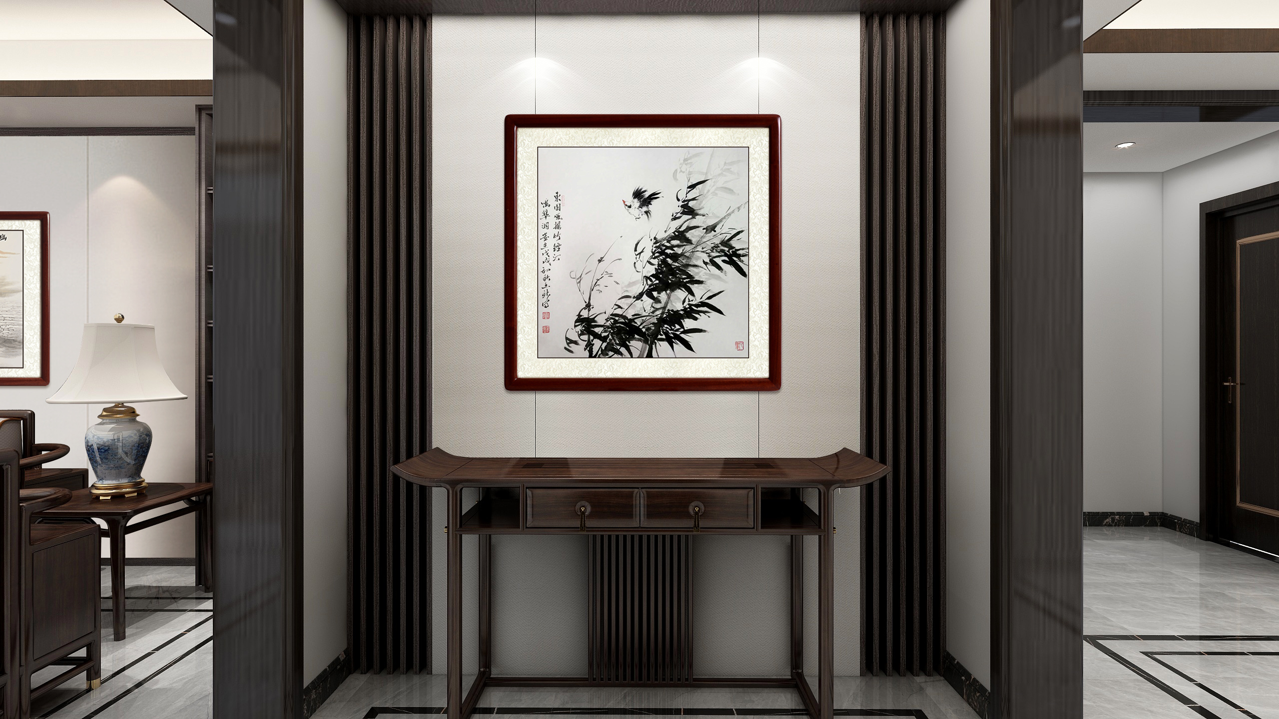 家中招财画挂哪里好,居家适合挂的风水画