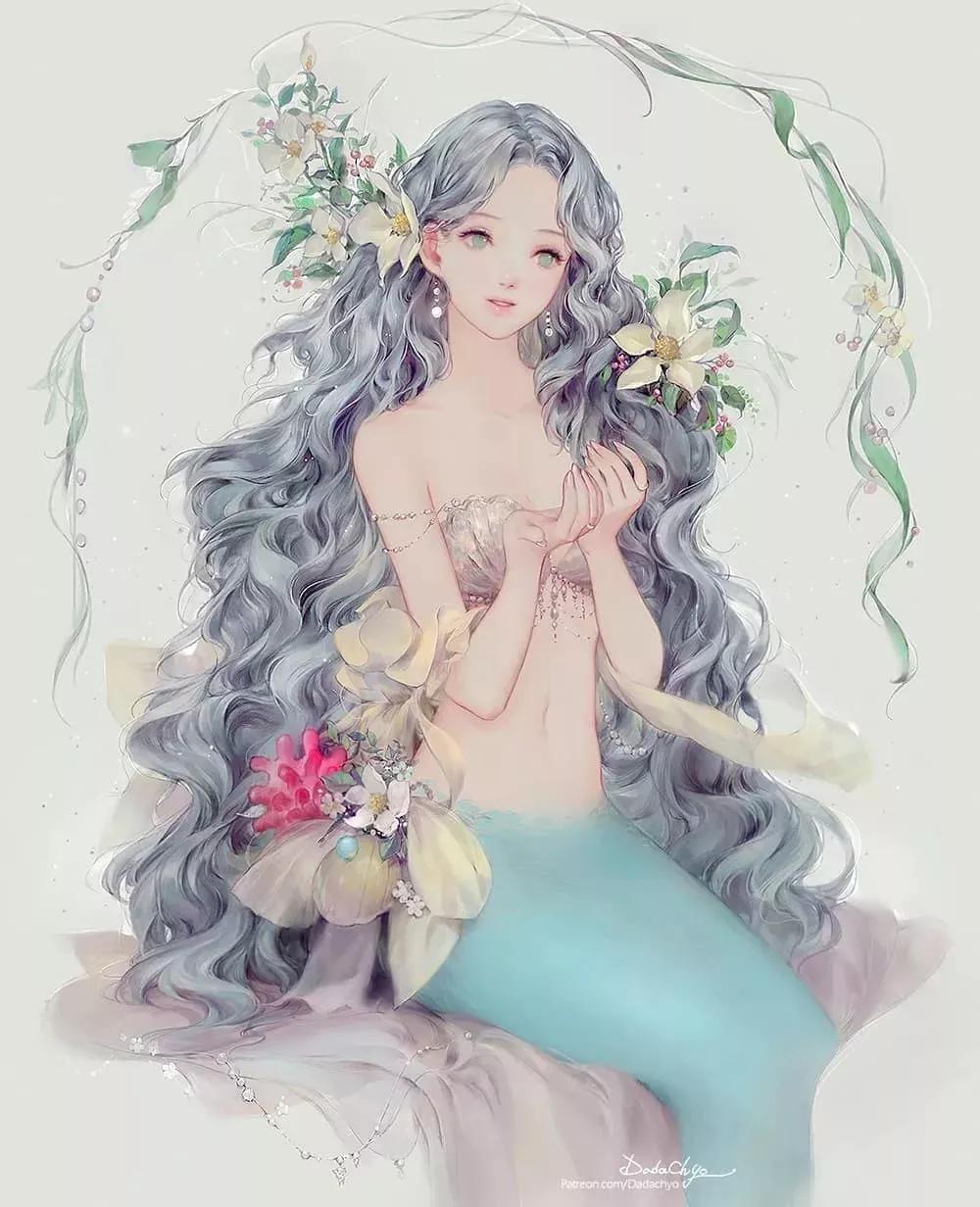 浓重的日式古风插画可爱又迷人,超有故事感的古风中国风插画