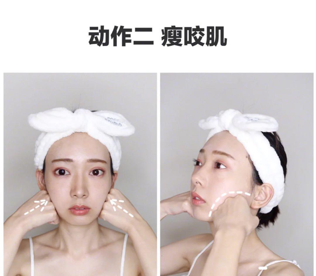 瘦脸操圆脸,改善脸型瘦脸操