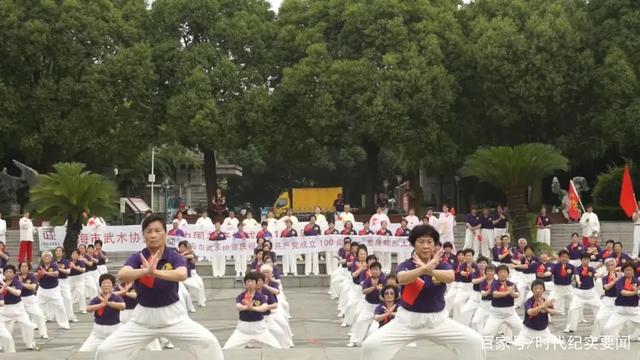 建党周年武术表演,上海太极拳建党100年表演
