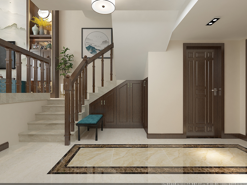 350平米别墅，看多了花里胡哨的风格，最后觉得还是中式最好看