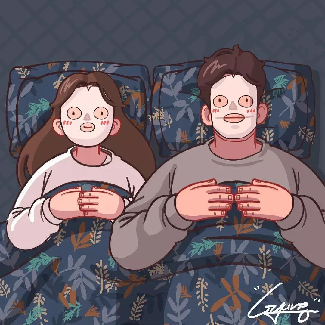 韩国插画师爱情故事,韩国插画大师情侣