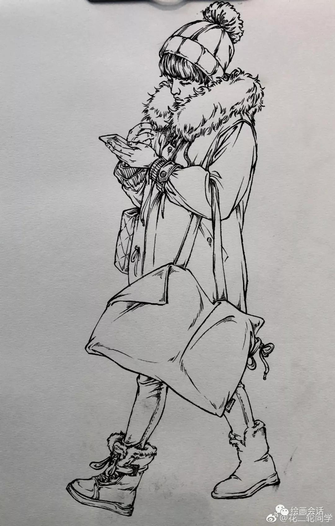 简单钢笔山水速写临摹图片,钢笔速写临摹推荐