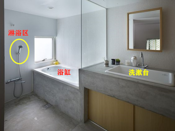 方形卫生间浴缸干湿分离,有浴缸的卫生间如何干湿分离