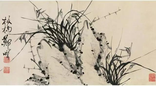中国十大名家画兰,中国画名家画兰