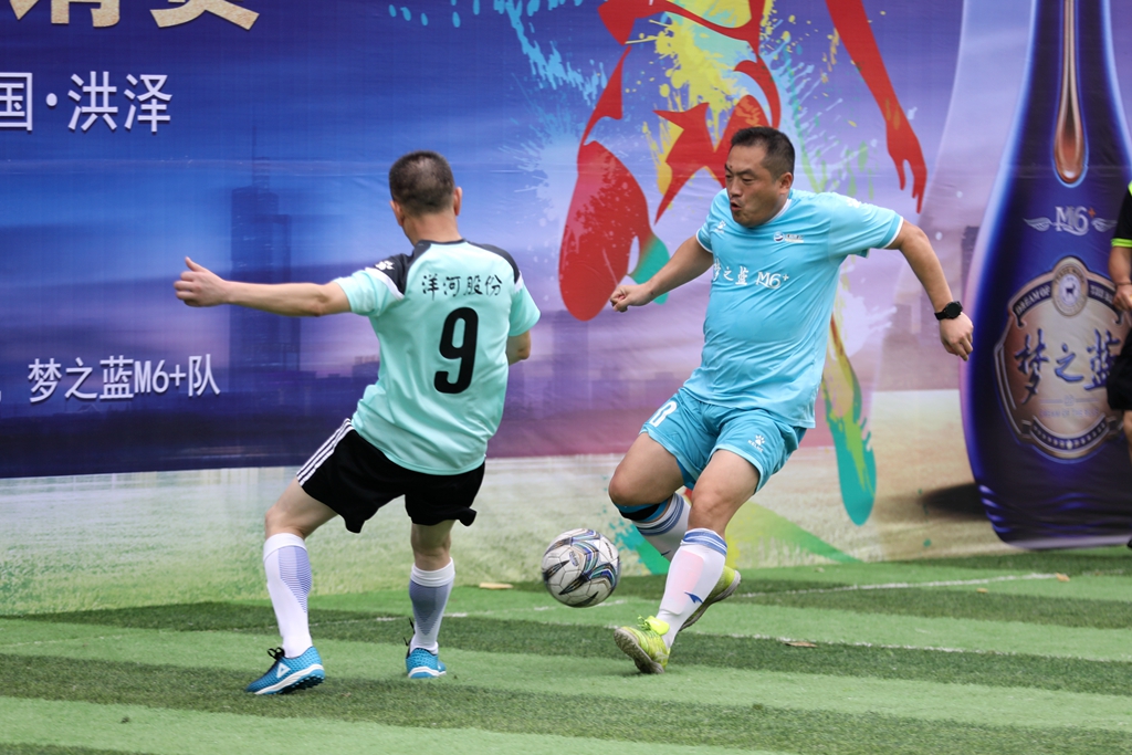 淮安洪泽：“梦之蓝M6+”洪泽区足球邀请赛开赛