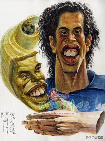 罗纳尔迪尼奥漫画图,罗纳尔迪尼奥搞笑图片