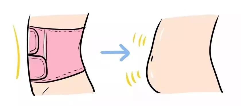 网红束腹带的效果,抖音爆款束腹带