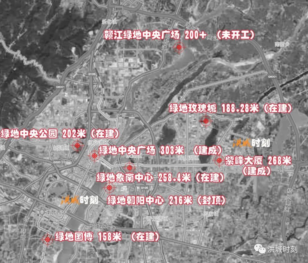 绿地在南昌的“超高,绿地中央公园双高来了