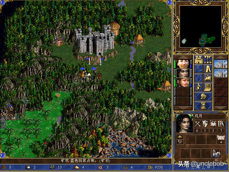 英雄无敌3打比蒙的图,英雄无敌3死亡阴影与深渊号角