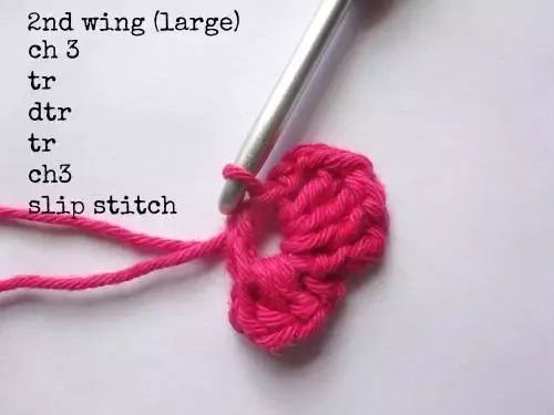 简单蝴蝶的钩织教程,钩针织蝴蝶教程简单易学