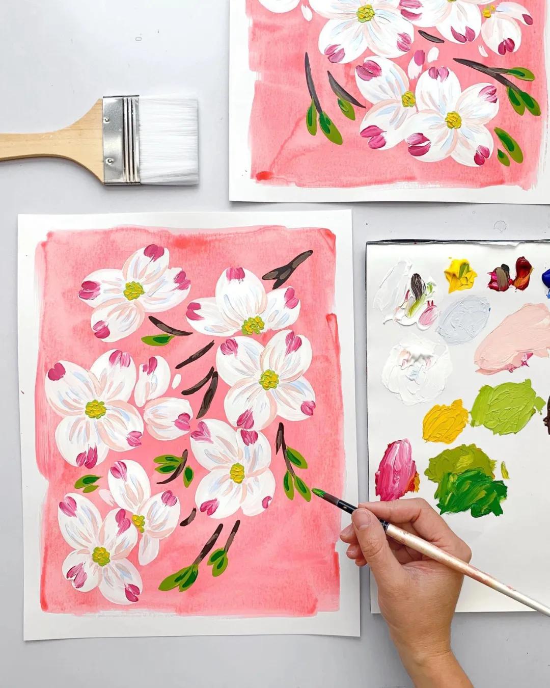 丙烯平涂的正确方法图解,丙烯大面积平涂墙面技巧