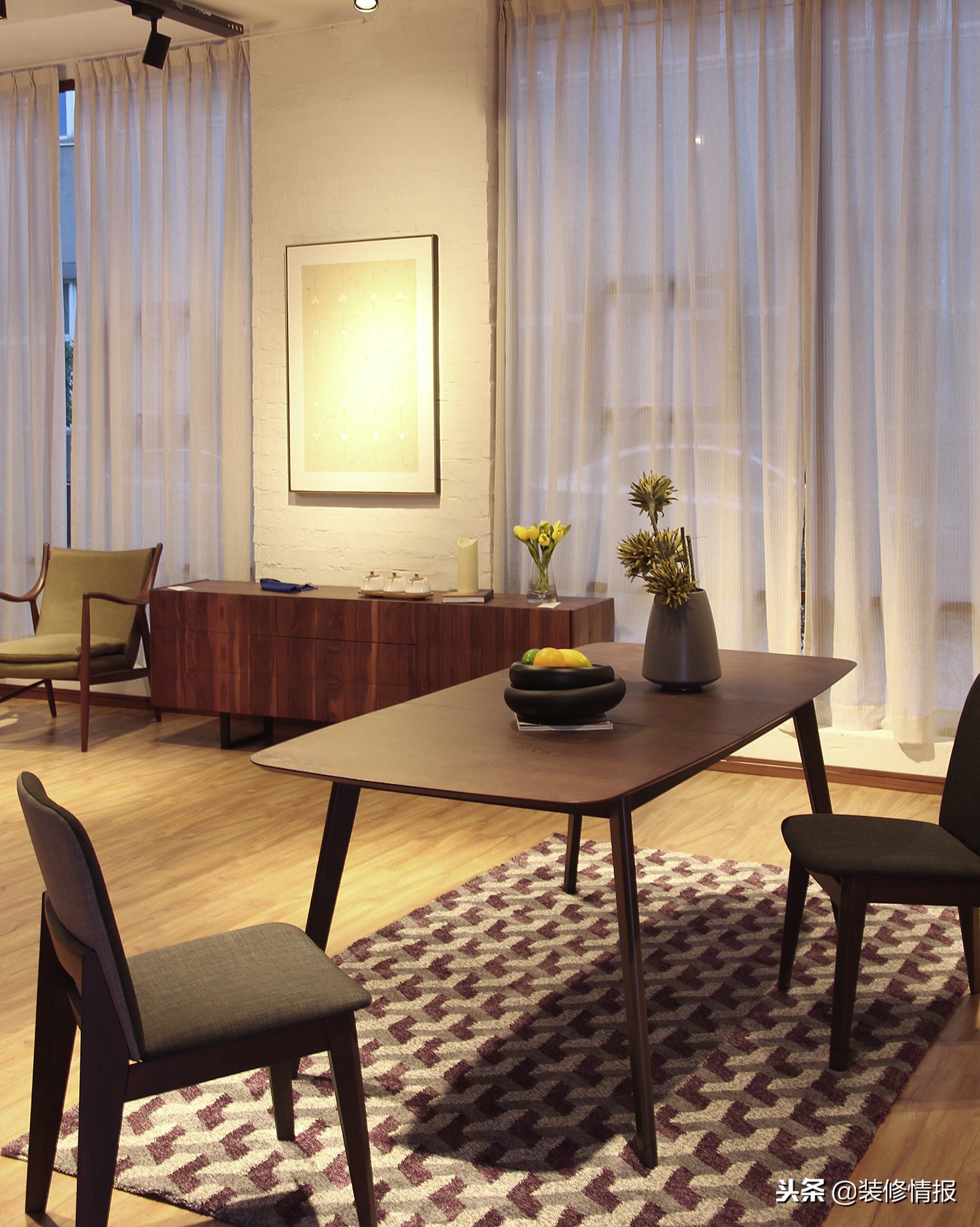 实木餐桌折叠可伸缩长桌小户型,高级餐桌折叠可伸缩餐桌