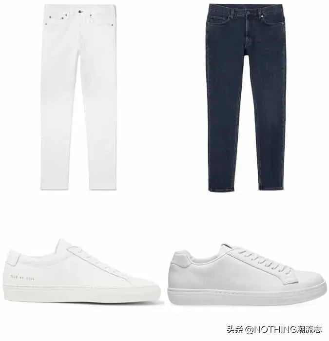 臀部丰满阔腿牛仔裤配什么鞋子,宽松直筒男士牛仔裤配什么鞋子