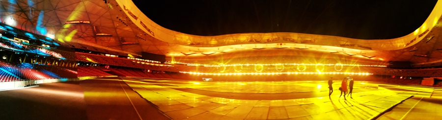 2019年鸟巢国庆灯光秀,鸟巢夜光系列