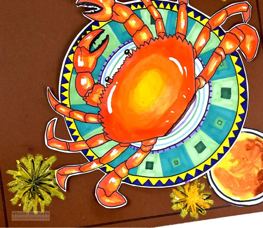 儿童画秋风落叶,儿童画教学简单6-9岁中秋