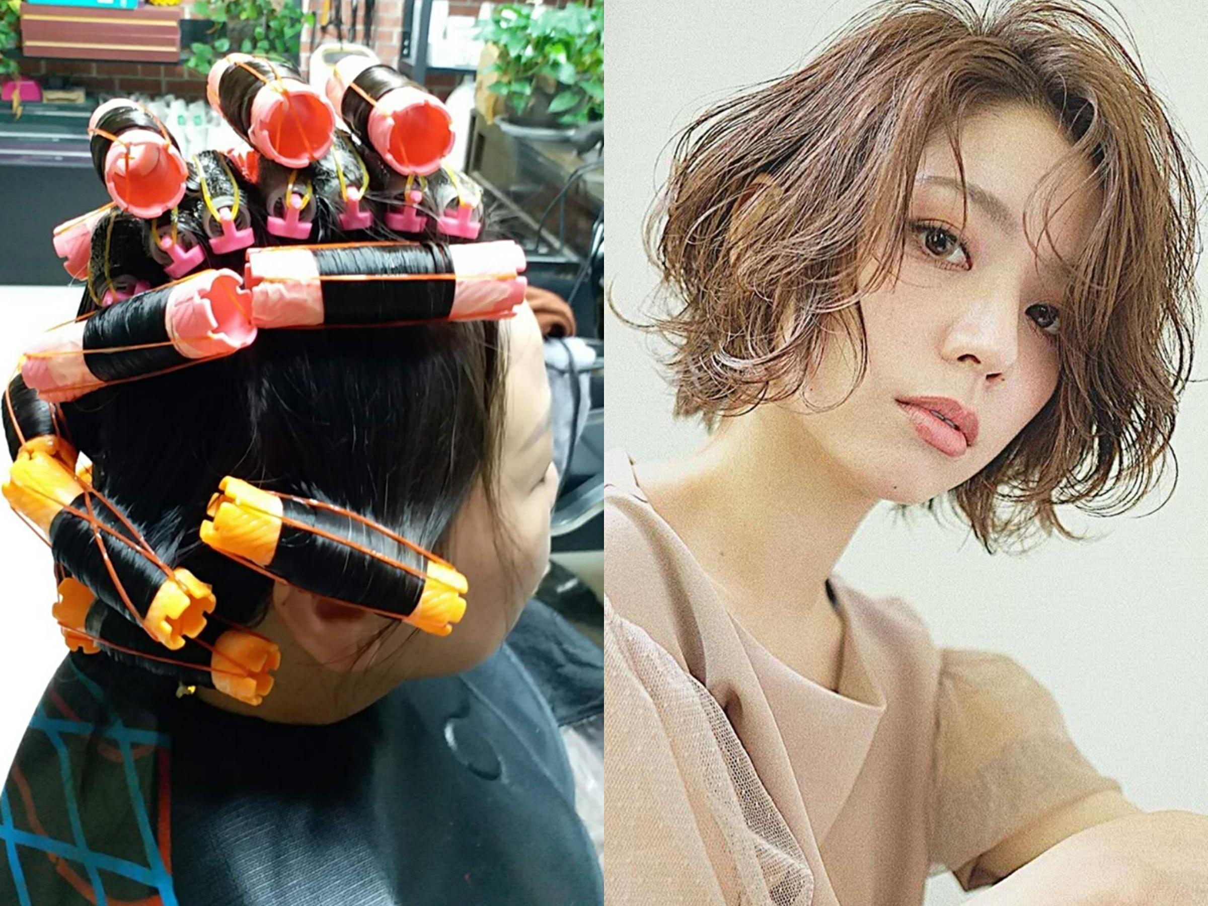 定位烫和纹理烫的区别哪个更好看,发根烫定位烫发