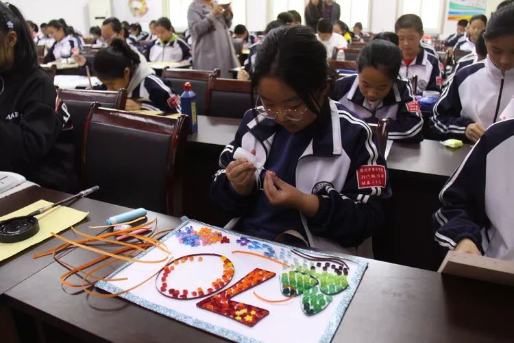 文明在我心中绘画五年级,德州五中校园文化节