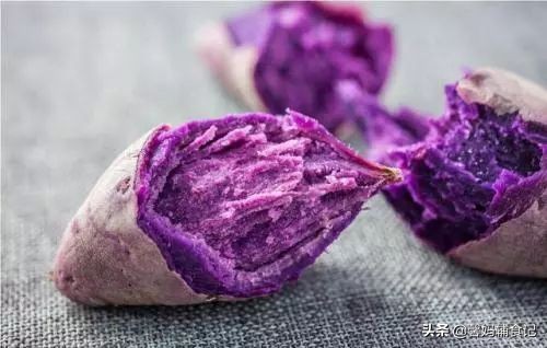 给宝宝煮紫薯面加什么好吃,宝宝辅食紫薯蛋羹