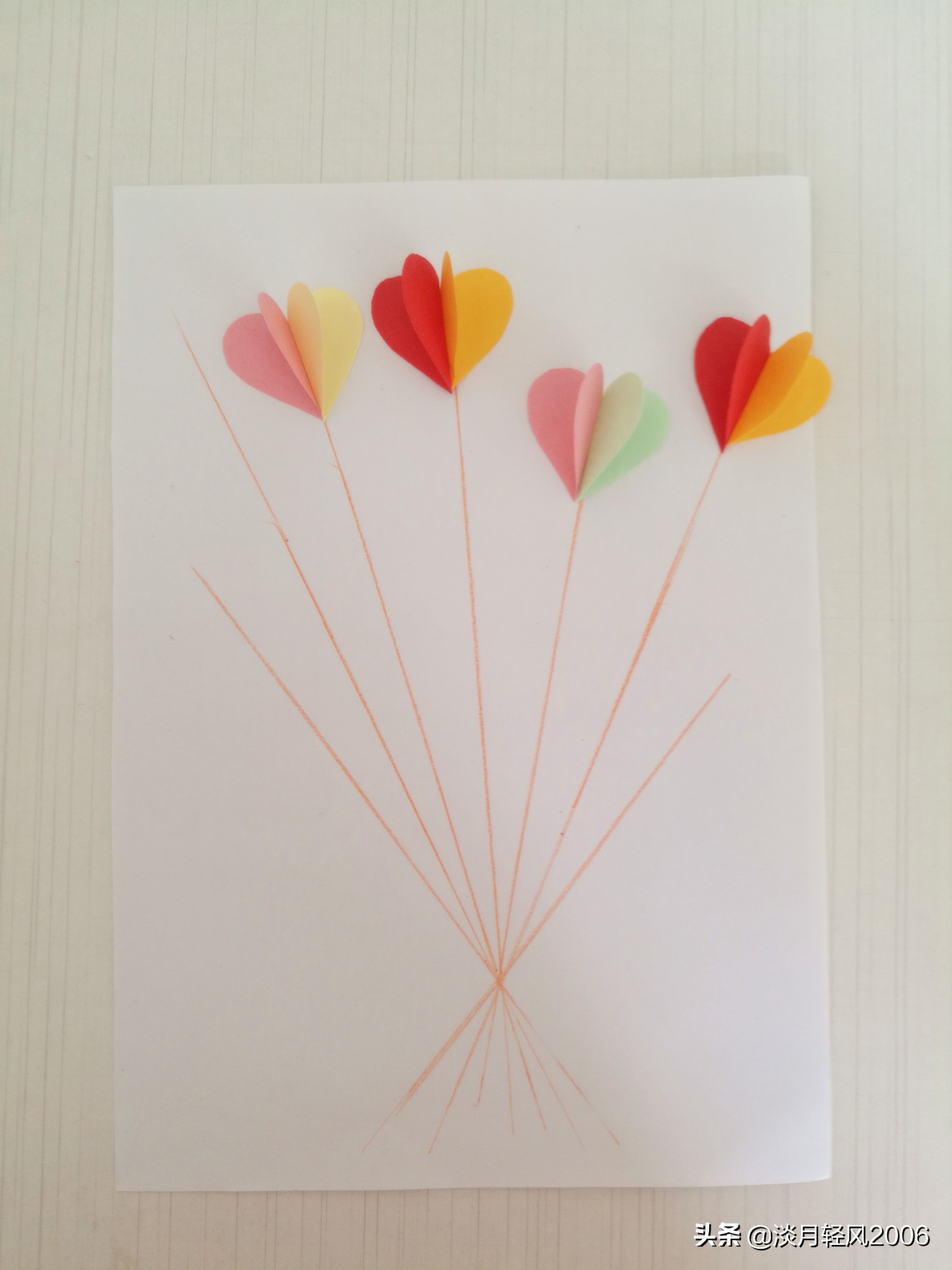 用卡纸做母亲节贺卡又简单又好看,怎么用小卡纸做母亲节的贺卡