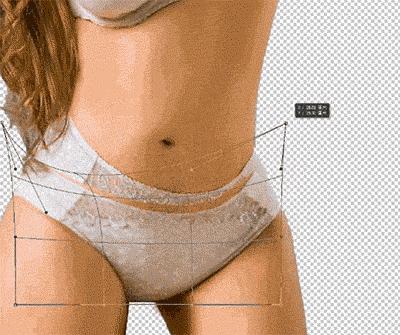 ps小技巧快速液化瘦身,ps不用液化工具怎么把胖人修瘦