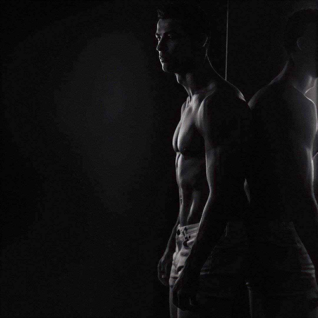 c罗招牌庆祝动作头像,高质量c罗微信头像