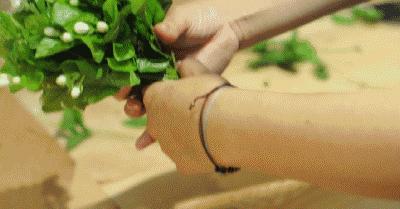 鲜花扎花束教程,手把手教你螺旋花束扎法