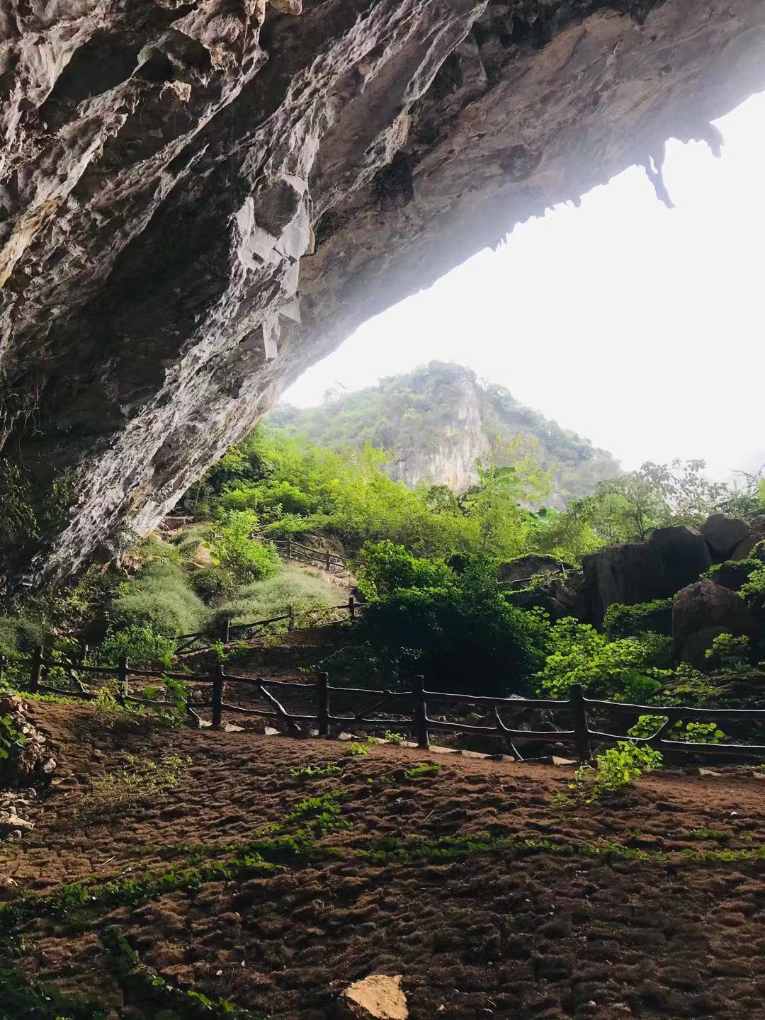 百色浩坤村猪笼洞真实视频,安心游广西