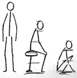 简笔画人物绘画教程可爱,简笔人物创意画幼儿