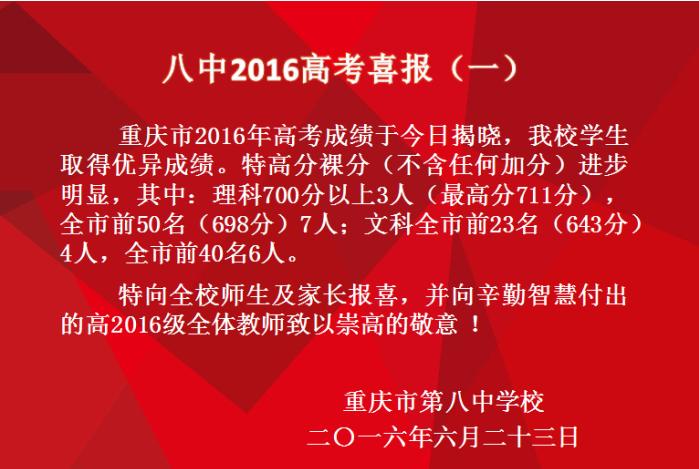 重庆最强的学校,重庆八中全国排名2020