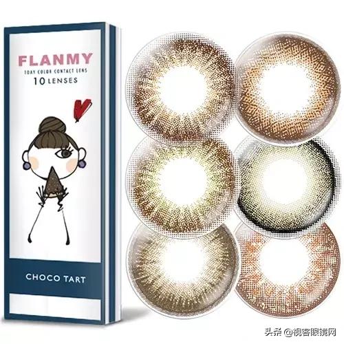 混血模特的5款韩系美瞳试戴分享,日韩大牌正品美瞳