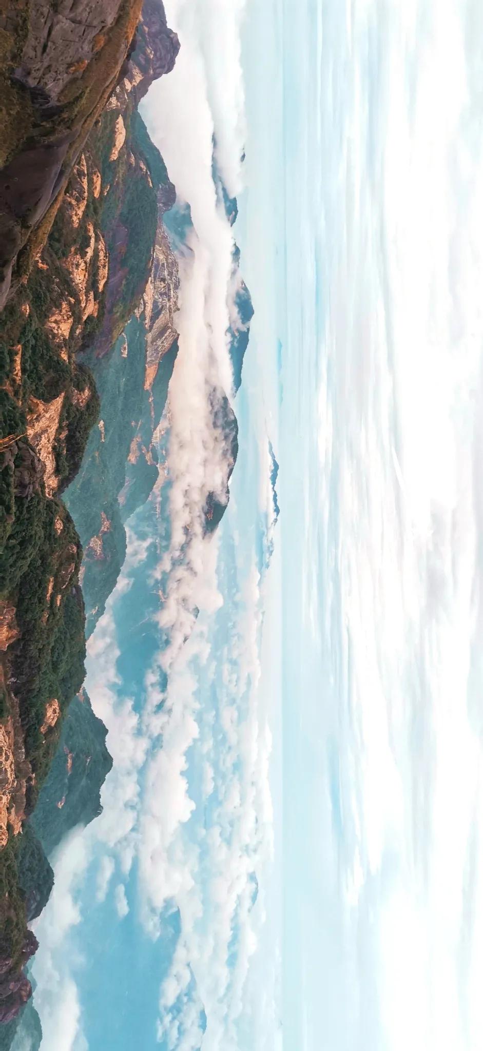 云髻山秋天图片,云髻山有雾凇吗