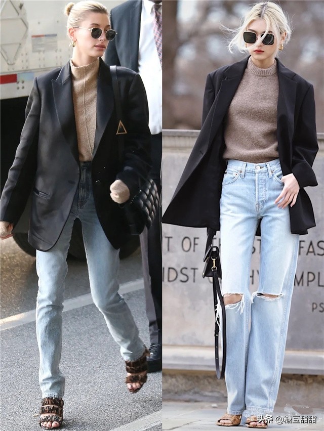 试试这样穿显高又显瘦,长短法则矮个子这样穿才显高显瘦