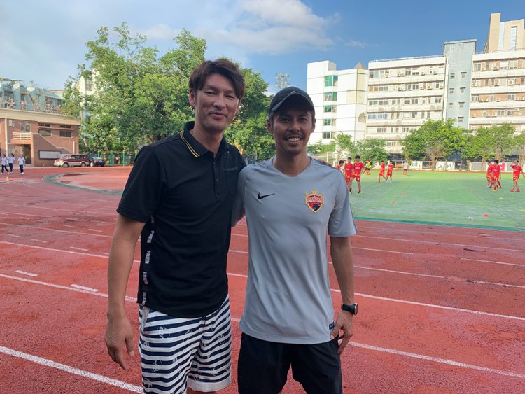 日本球员中国训练,日本归化球员第一人