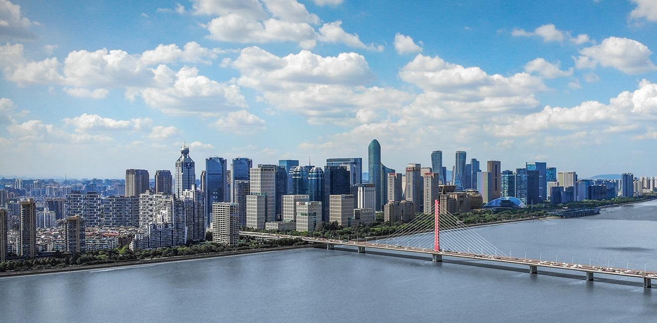 杭州地标性高楼,杭州双子塔高楼图