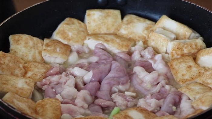 瘦肉炒豆腐简单做法,如何做好吃又简单的猪肉炒豆腐