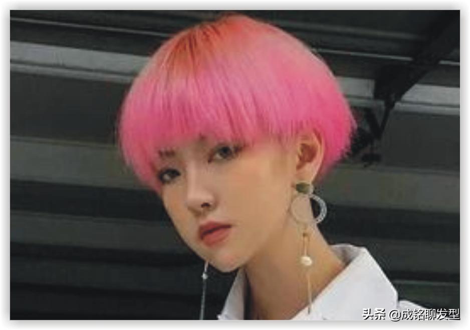 谁说圆脸不适合狼尾,圆脸短发不要刘海发型酷酷的