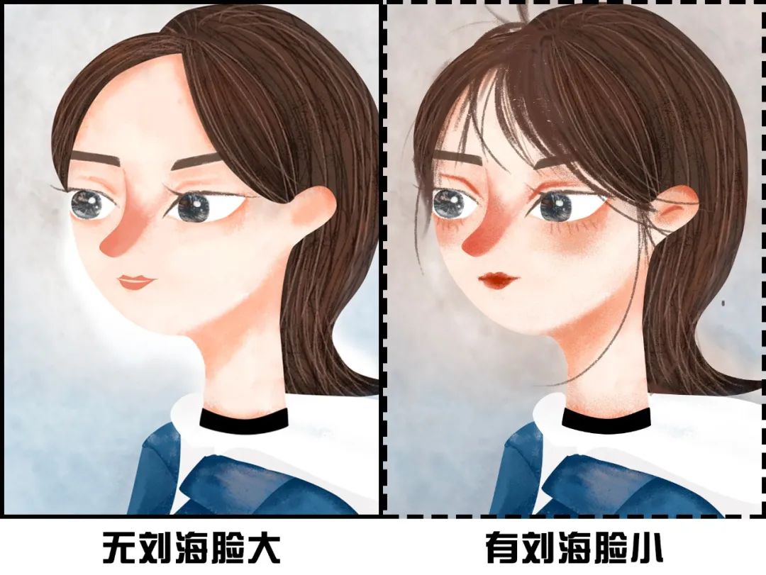 任何脸型都巨好看的刘海教程,什么脸型都适合的刘海在家就能剪